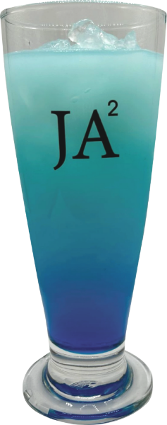 <p>Calpis- Lemon- Blue Curacao</p>
