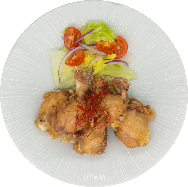 <p>Crispy Fried Chicken Wings Shaped Like Tulips<br />
 </p>
